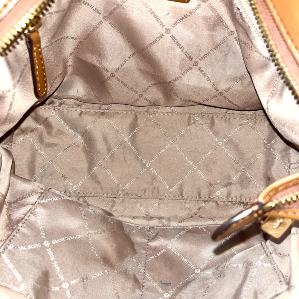 Michael Kors Tan Genuine Python Snake Shoulder Bag - image 8